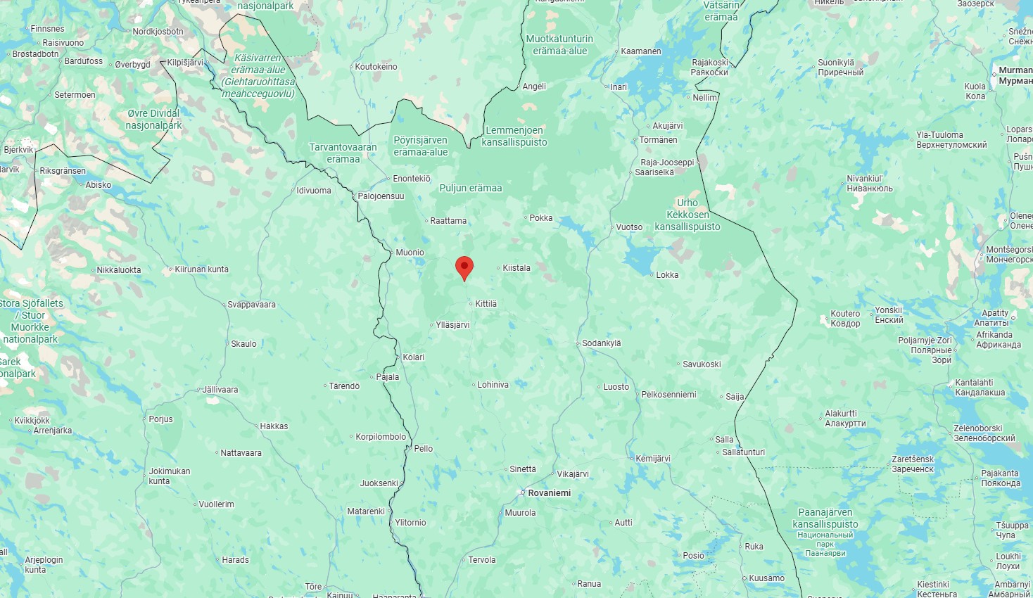 kartta tornion joki