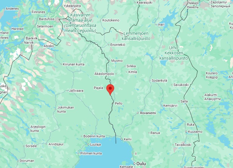 kartta tornion joki